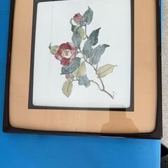 額縁入りの風景画　の画像