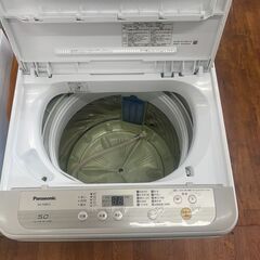 リサイクルショップどりーむ天保山店　No4691  洗濯機　Panasonic　2019年製　5㎏容量　定番の人気モデル🎵　1人暮らしにオススメ🎵の画像