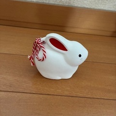 【箱無し】干支置物　卯（陶器）の画像