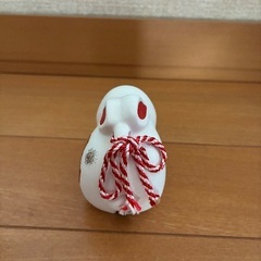 【箱無し】干支置物　卯（陶器）の画像