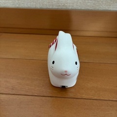 【箱無し】干支置物　卯（陶器）の画像