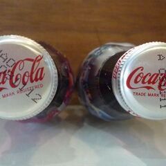未開封 Coca-Cola クリスマスボトル 250ml小瓶×2本セット コカ・コーラ オブジェ コレクション 札幌市東区 新道東店の画像