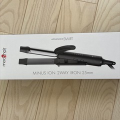 新品未開封【mod's hair】マイナスイオン2way ヘアアイロンの画像