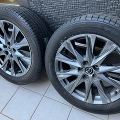 MAZDA純正アルミ（2021 CX-8 Lパッケージ）4本タイヤセットの画像