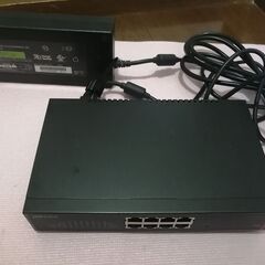 バッファロー BS-GS2008P ギガスイッチングハブ 8ポート PoE対応 金属筐体 ファンレス 静音 法人向けの画像