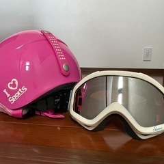 スノボー用　ヘルメット&ゴーグル　の画像