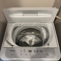 Panasonic 全自動洗濯機　5kgの画像