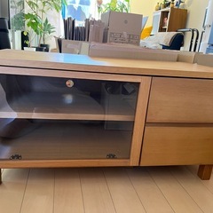 【差し上げます】無印良品テレビ台の画像