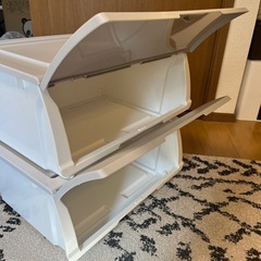 ニトリ　収納　2個セット　Nフラッテ　レギュラーサイズの画像