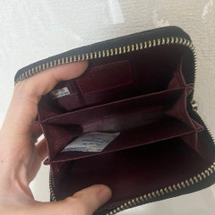 CHANEL 黒 カード 財布 並行輸入品 ノベルティ コインケースの画像