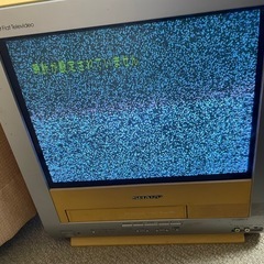 SHARP テレビデオ　VT-15FN1 リモコン付きの画像