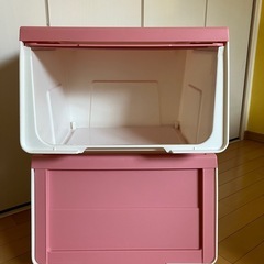 ふた付き収納ボックス（耐荷重5キロ）の画像