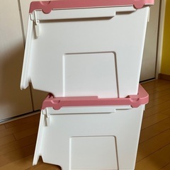 ふた付き収納ボックス（耐荷重5キロ）の画像