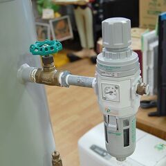 アネスト岩田 空気タンク SAT-60C-100 60L 2022年製 最高使用圧力 1.0MPa グレー 動作確認済み エアータンク  札幌市 清田区 平岡の画像