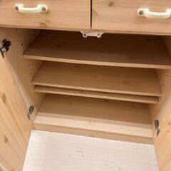 【ドリーム尾浜店】3枚扉オープンボード　NA　 高さ(H)180.5×幅 (W)113.5× 奥行(D)44.5(cm)の画像