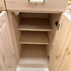 【ドリーム尾浜店】3枚扉オープンボード　NA　 高さ(H)180.5×幅 (W)113.5× 奥行(D)44.5(cm)の画像