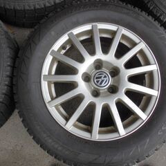 VW,フォルクスワーゲン、ゴルフ、アウディ、スタッドレス、195-65-15、PCD112の画像
