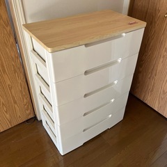 アイリスオーヤマ　5段チェストの画像