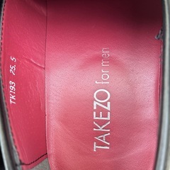 タケゾー革靴25.５cmほぼ新品の画像