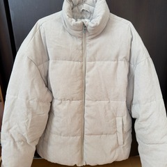 メンズL　コーデュロイ中綿アウターの画像