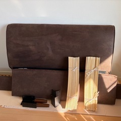 ニトリ　ベッドフレーム セミダブルの画像