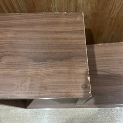 ブラウン　小物ラック　カラーボックスの画像