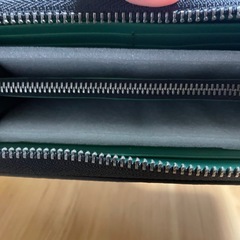 COACH コーチ 長財布 グリーン  の画像