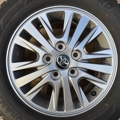 【中古品】トヨタ純正 80 ヴォクシー ノア　　エスクァィア用 アルミとヨコハマ アイスガード iG60 195/65R15   4本セットの画像