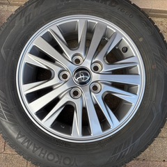 【中古品】トヨタ純正 80 ヴォクシー ノア　　エスクァィア用 アルミとヨコハマ アイスガード iG60 195/65R15   4本セットの画像