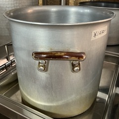 業務用❗️アルミ製寸胴鍋✨寸胴大型鍋24cm両手鍋厨房用品日用品調理器具シルバーの画像