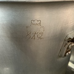 業務用❗️アルミ製寸胴鍋✨寸胴大型鍋24cm両手鍋厨房用品日用品調理器具シルバーの画像