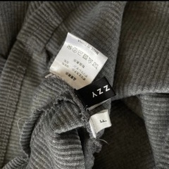 【dazzy】リブ編み長袖ラップスタイル　ワンピースの画像