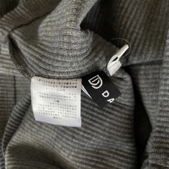 【dazzy】リブ編み長袖ラップスタイル　ワンピースの画像