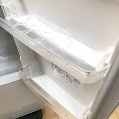 ss7984　 ニトリ 冷蔵庫 106L NTR-106WH ホワイト 2ドア 右開き グラシア 単身向け 一人暮らし 冷凍冷蔵庫 冷凍庫 白 引き出し式冷凍庫 コンパクト 冷蔵庫 中古の画像