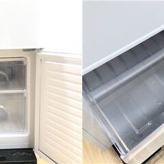 ss7984　 ニトリ 冷蔵庫 106L NTR-106WH ホワイト 2ドア 右開き グラシア 単身向け 一人暮らし 冷凍冷蔵庫 冷凍庫 白 引き出し式冷凍庫 コンパクト 冷蔵庫 中古の画像