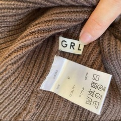 GRL　2WAYオフショルタートルネックセーター の画像