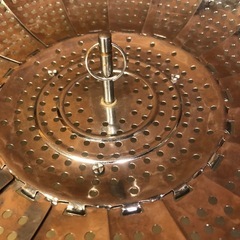 ステンレス製 蒸し器 スチーマー 折りたたみ式　花型の画像