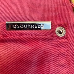 ディスクエアード　ピンク スキニーパンツ カラーパンツ カジュアルパンツの画像