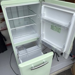 エディオン　e angle 　冷凍冷蔵庫ANG-RE151-A1 2020年製　冷蔵庫　149L 人気のグリーン　の画像