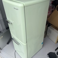 エディオン　e angle 　冷凍冷蔵庫ANG-RE151-A1 2020年製　冷蔵庫　149L 人気のグリーン　の画像