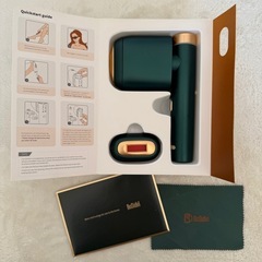 【美品】BoSidin家庭用脱毛器　精確脱毛全身脱毛無痛光脱毛器　メンズ/レディース　グリーンの画像