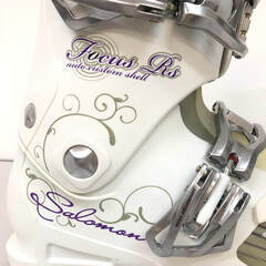 ss8000　サロモン スキーブーツ 25.5cm ホワイト 2バックル 白 SALOMON FOCUS RS 大人用 スキー靴 中古の画像