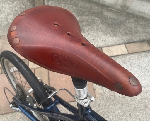 【定価15万円超 上位モデル】ダホン スムースハウンド2008 サス付レザーサドル