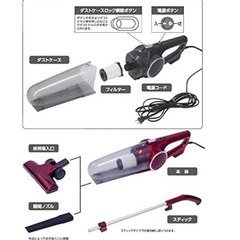 サイクロン掃除機　自立式　スティック　クリーナー　ANABAS　SSC-100の画像