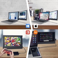 OFIYAA ポータブルモニターP1 11.6インチ ポータブルディスプレイ PCサブモニターHDMI/USB-A/Type-Cの画像