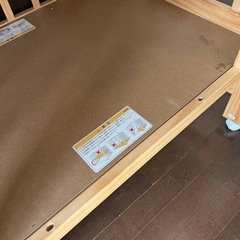 ハイポジション　ベビーベッド(ミニ)の画像