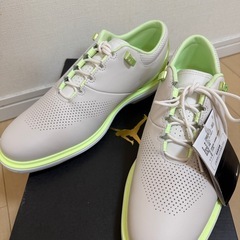 【未使用】ジョーダン ADG 4 ゴルフシューズ ホワイト/ライムの画像