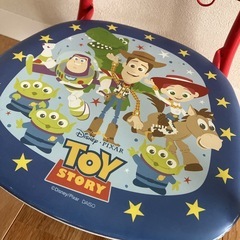 トイストーリー　豆いす　ディズニー　子供用　赤　青　女の子　男の子の画像