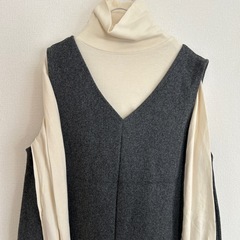 新品fifthグレーロングワンピ・トップスの画像