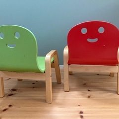 キコリの小いす【子ども用⭐︎２脚セット】の画像
